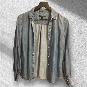 Banana Republic Factory Denim Blouse